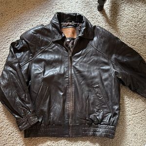 Vintage Sawyer of Napa Leather Bomber Jacket